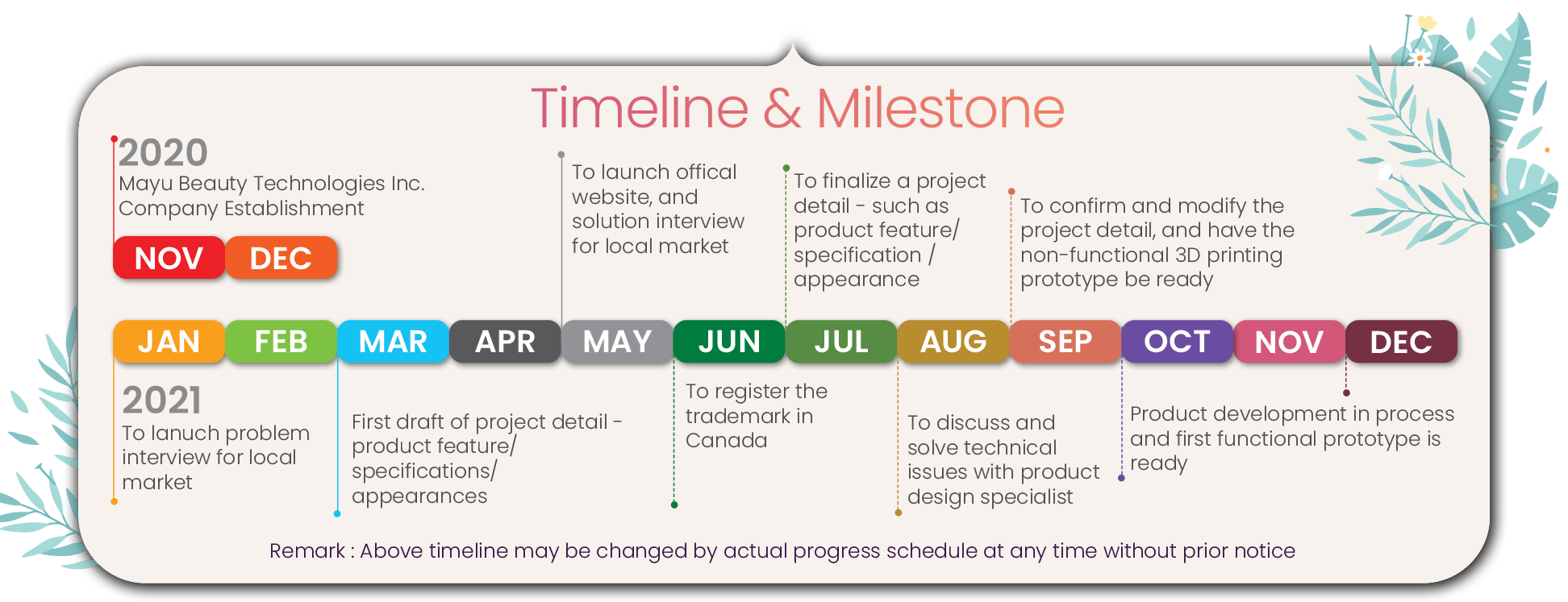 Timeline & Milestone(图1)